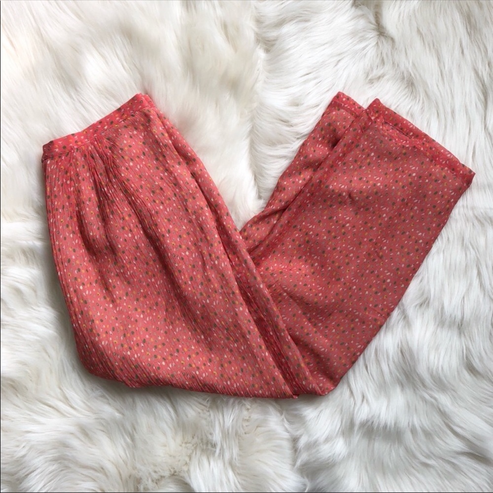 Girl by Band of Outsiders silk crop trouser size 1